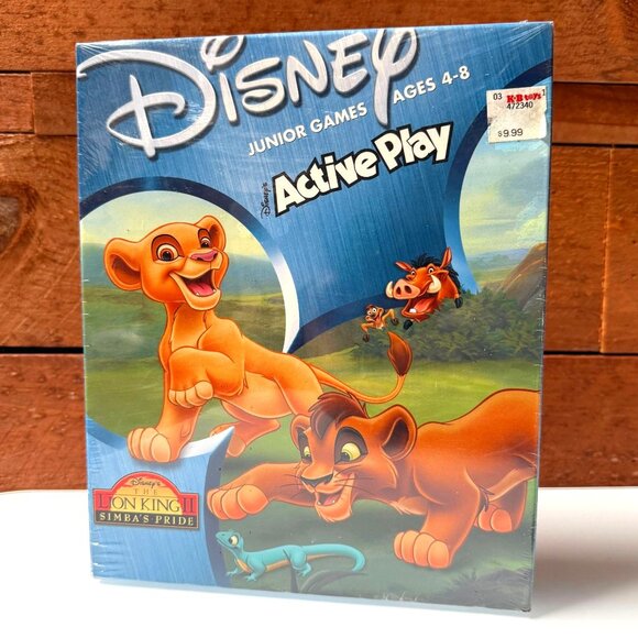 Vintage The Lion King II Simba's Pride Active Play Animated Storybook 90's New